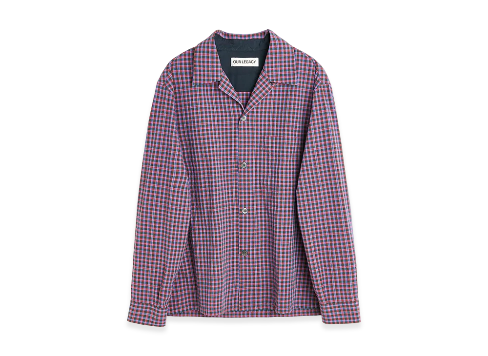 OUR LEGACY Heusen Shirt "Venice Check Almost Seersucker"