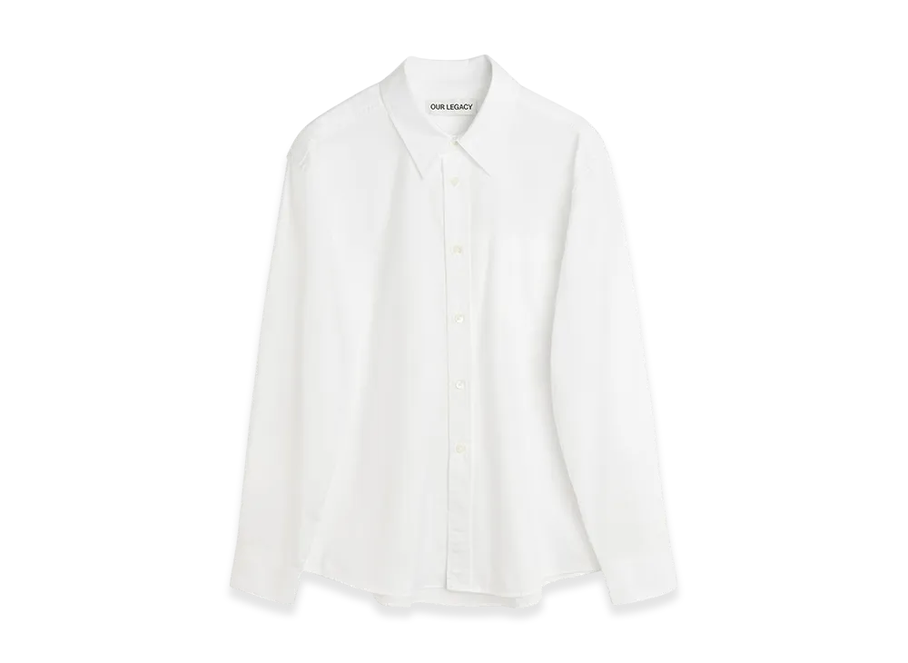 OUR LEGACY Beyond BD Shirt "White Non-Iron Crisp Cotton"