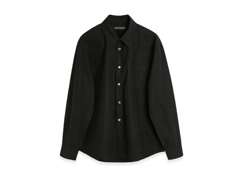 OUR LEGACY Beyond BD Shirt "Black All Day Poplin"