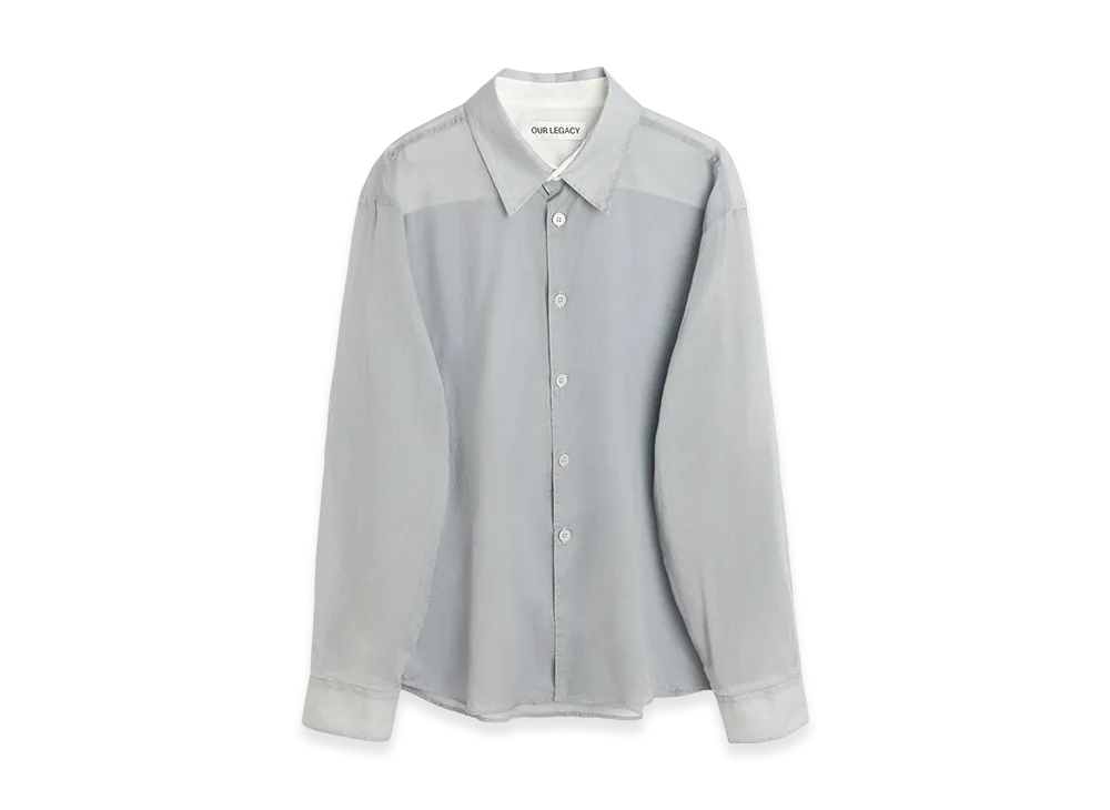OUR LEGACY Beyond Shirt "Ice Cold Grey Cloudy Cotton"