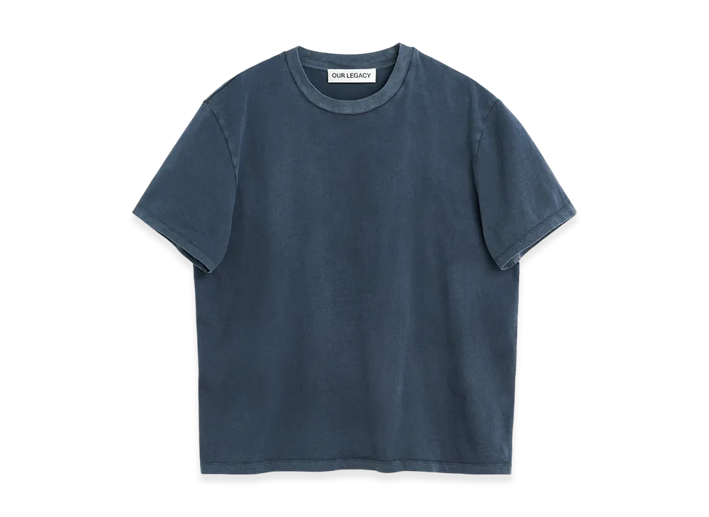 OUR LEGACY Box T-Shirt "Worn Blue Legacy Jersey"