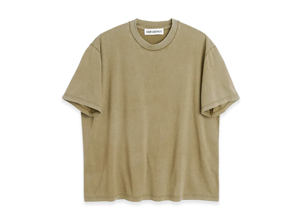 OUR LEGACY Box T-Shirt "Cavalry Olive Legacy Jersey"