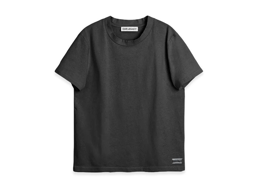 OUR LEGACY Bliss T-Shirt "Washed Black Band Jersey"