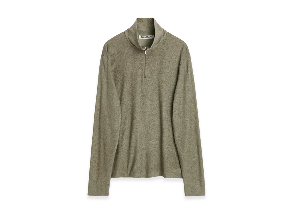 OUR LEGACY Delicate Funnel "Corroded Olive Everyday Frotte"
