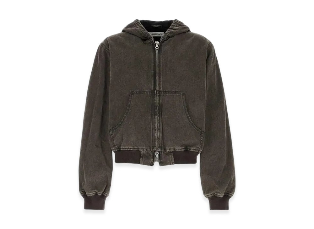 OUR LEGACY Bank Jacket "Black Coated Wash"