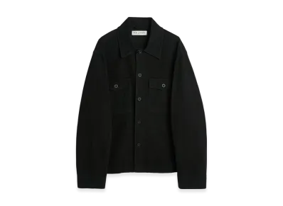 OUR LEGACY Evening Coach Jacket "Black Brushed Cotton"