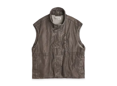 OUR LEGACY Firm Vest "Brown Wash Out Nylon"