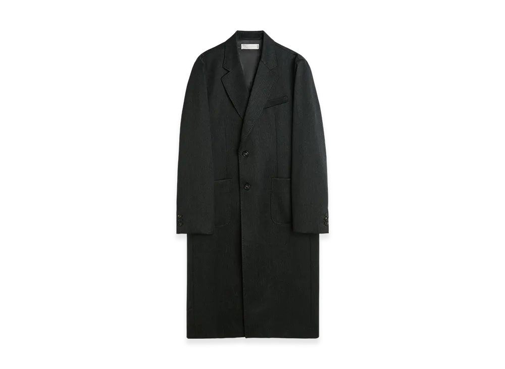 OUR LEGACY Robe Overcoat "Premium Charcoal Office Wool"