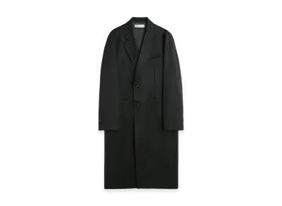 OUR LEGACY Robe Overcoat "Premium Charcoal Office Wool"