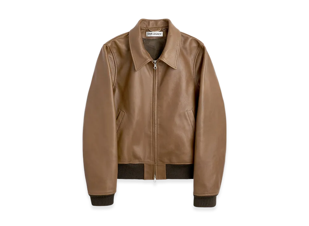 OUR LEGACY Pharos Bomber "Smoky Quartz Goat Skin"