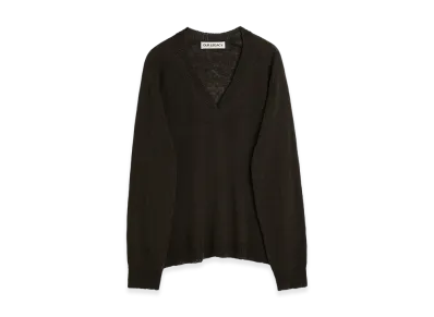 OUR LEGACY Rue V-Neck "Nori Green Cyclone Linen"