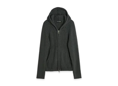 OUR LEGACY Level Hood "Dark Grey Melange Dry Cotton"