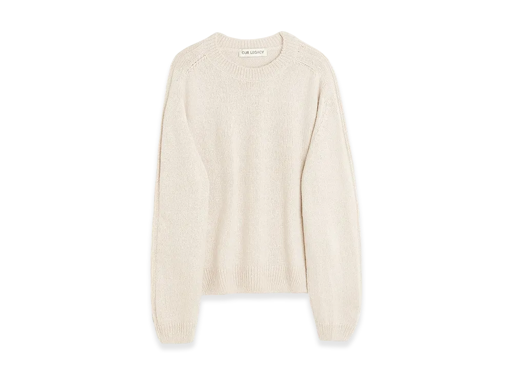 OUR LEGACY True Roundneck "Oyster Cherub Silk"