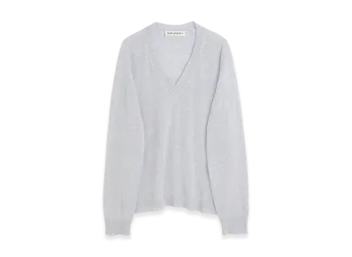 OUR LEGACY Rue V-Neck "Powder Blue Cyclone Linen"