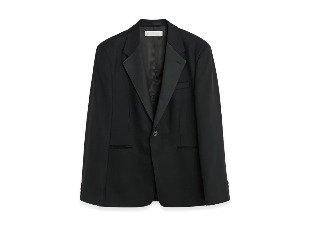 OUR LEGACY Shinjuku Tux Blazer "Black Panama Wool"