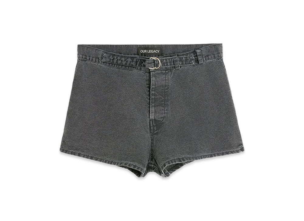 OUR LEGACY Oyster Trunk "Black Enzyme Canvas"