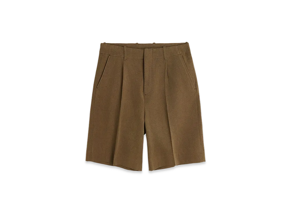 OUR LEGACY Borrowed Shorts "Tobacco Draping Canvas"