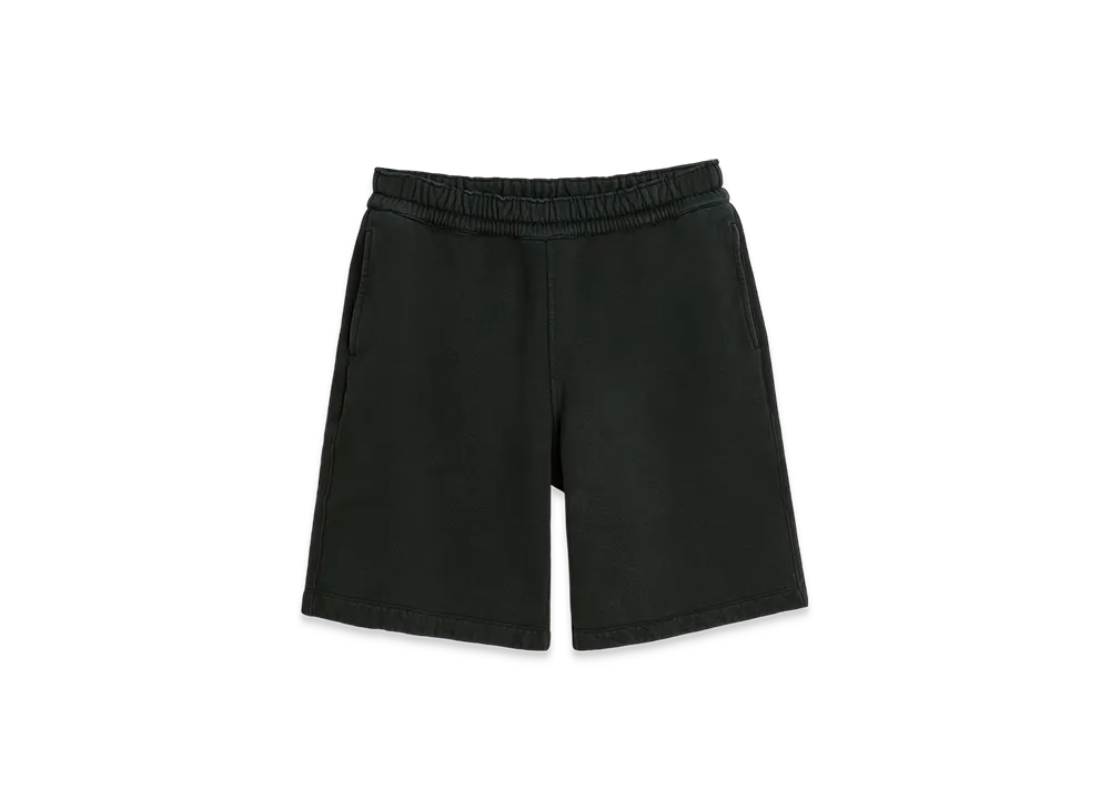 OUR LEGACY Plage Shorts "Pigment Black Hefty Fleece"