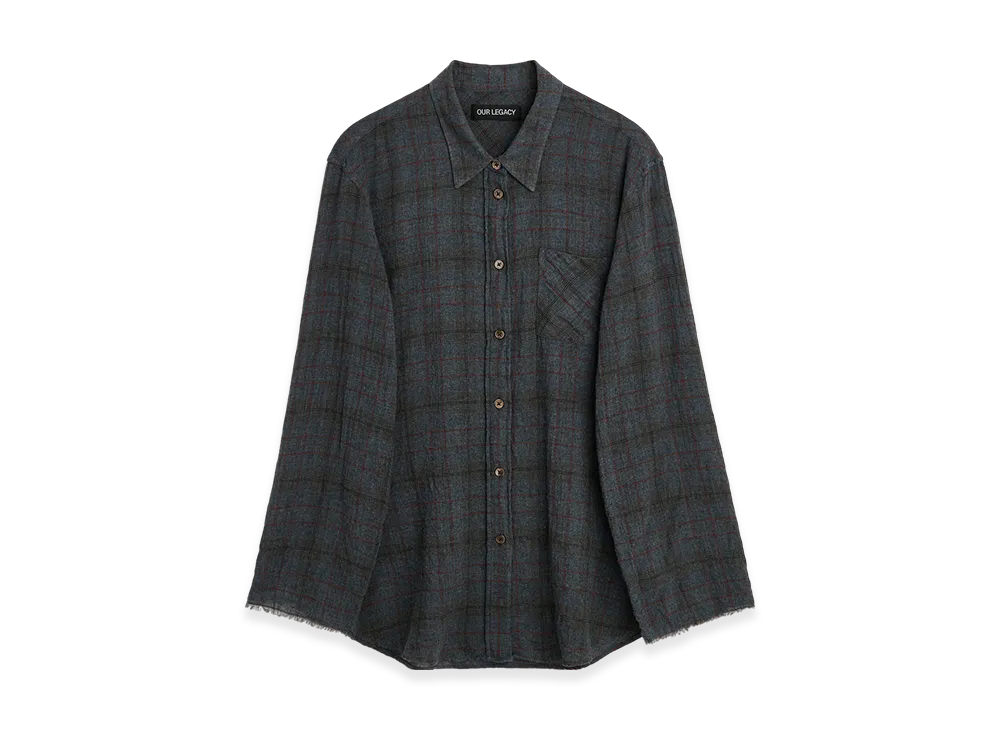 OUR LEGACY Women's Daisy Shirt "Bazaar Check Breeze Weave"