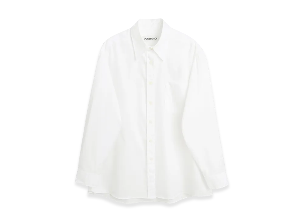 OUR LEGACY Women's Favourite Shirt "White Non-Iron Crisp Cotton"