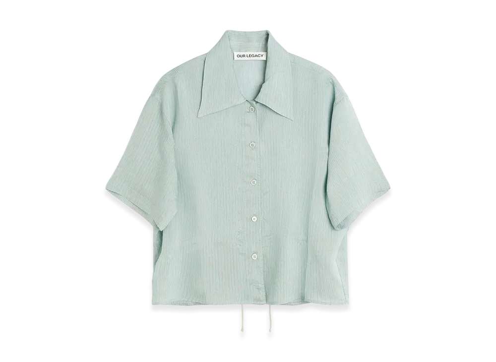 OUR LEGACY Women's Brisk Shirt "Geo Stripe Ceremonial Viscose"