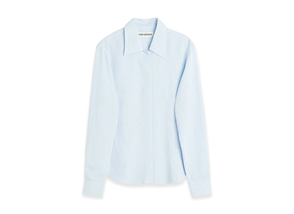 OUR LEGACY Women's Foundation Shirt "Suave Stripe Holiday Viscose"