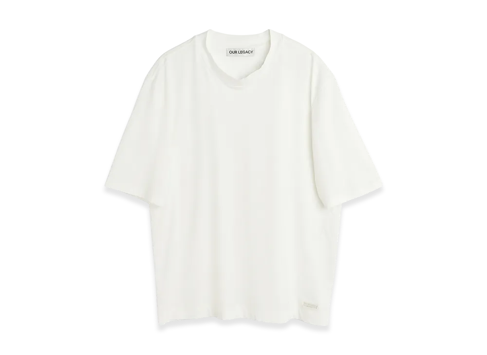 OUR LEGACY Women's Big T-Shirt "White Clean Jersey"