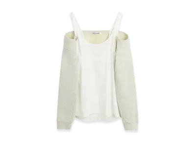OUR LEGACY Women's Cardigan Tank "Yellow Tint Melange Fleece"