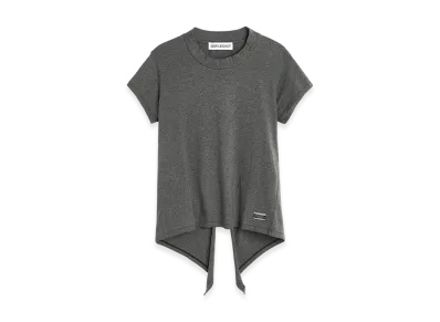 OUR LEGACY Women's Life Vest T-Shirt "Dark Grey Melange Jersey"