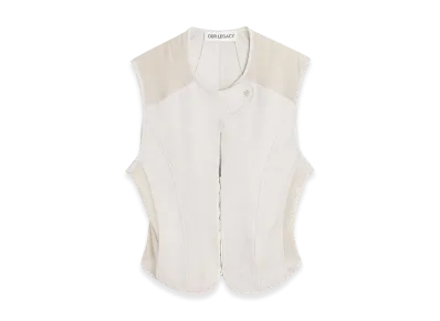 OUR LEGACY Women's Corset Vest "Dust Bunny Disrupted Sateen"