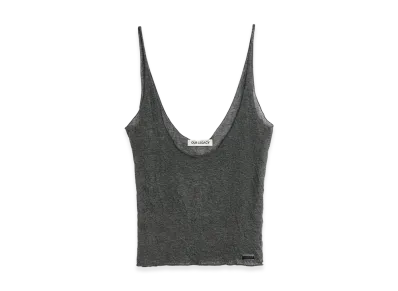 OUR LEGACY Women's Bathe Tank "Anthracite Crinkle Gauze"