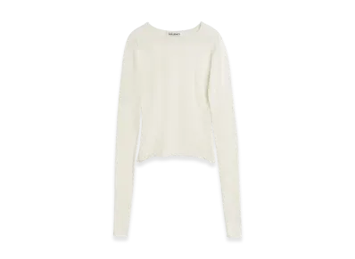 OUR LEGACY Women's Reach Knit "Bone Tech Cotton"