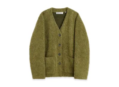 OUR LEGACY Women's Cardigan "Fresh Moss Tumble Wool"