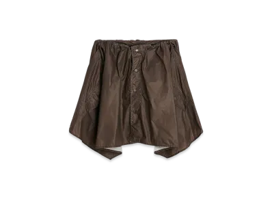 OUR LEGACY Women's Mainsail Skirt "Brown Wash Out Nylon"