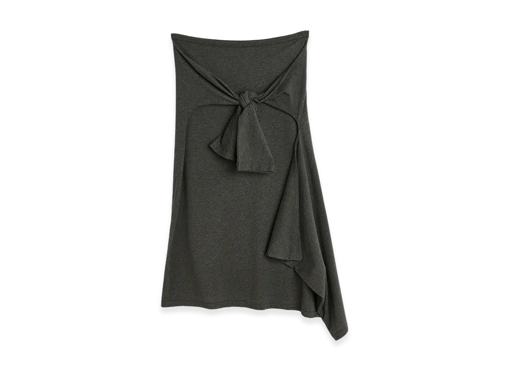 OUR LEGACY Women's Sash Skirt "Dark Grey Melange Jersey"