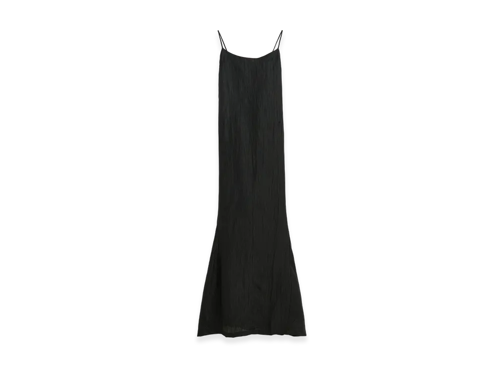OUR LEGACY Women's Naiad Dress "Bohemian Black Forever Crinkle"