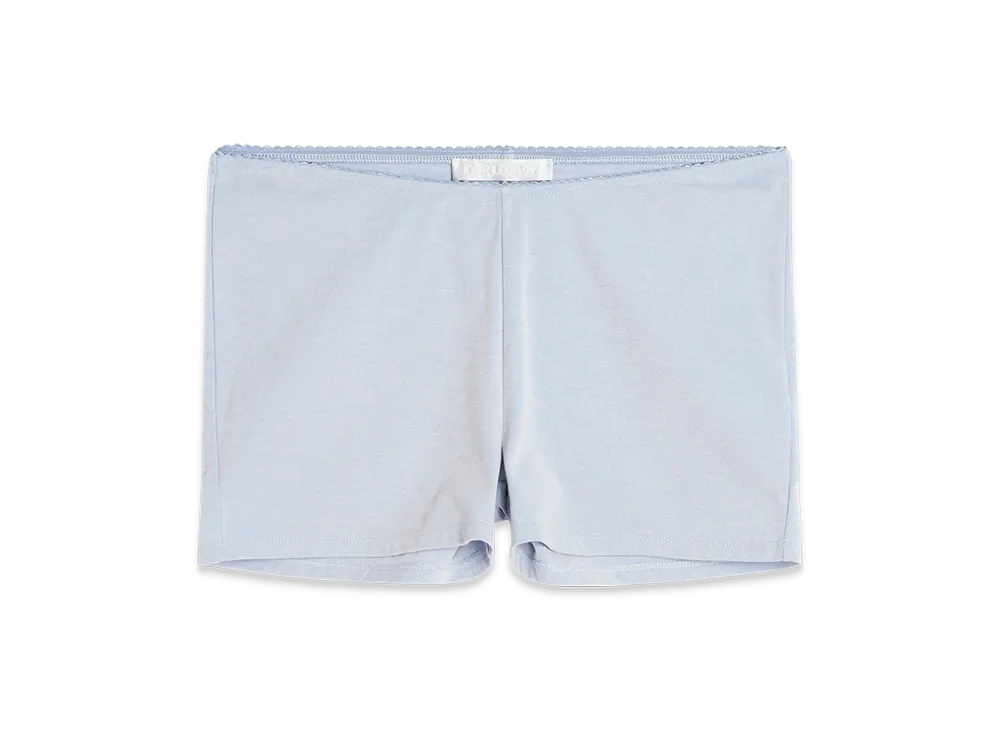 OUR LEGACY Women's Tamarama Shorts "Solaro Blue Micro Rib"