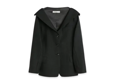 OUR LEGACY Women's Kaonashi Blazer "Premium Charcoal Office Wool"