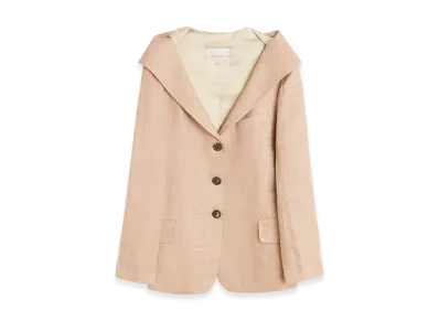 OUR LEGACY Women's Kaonashi Blazer "Hammock Check Crumpled Linen"