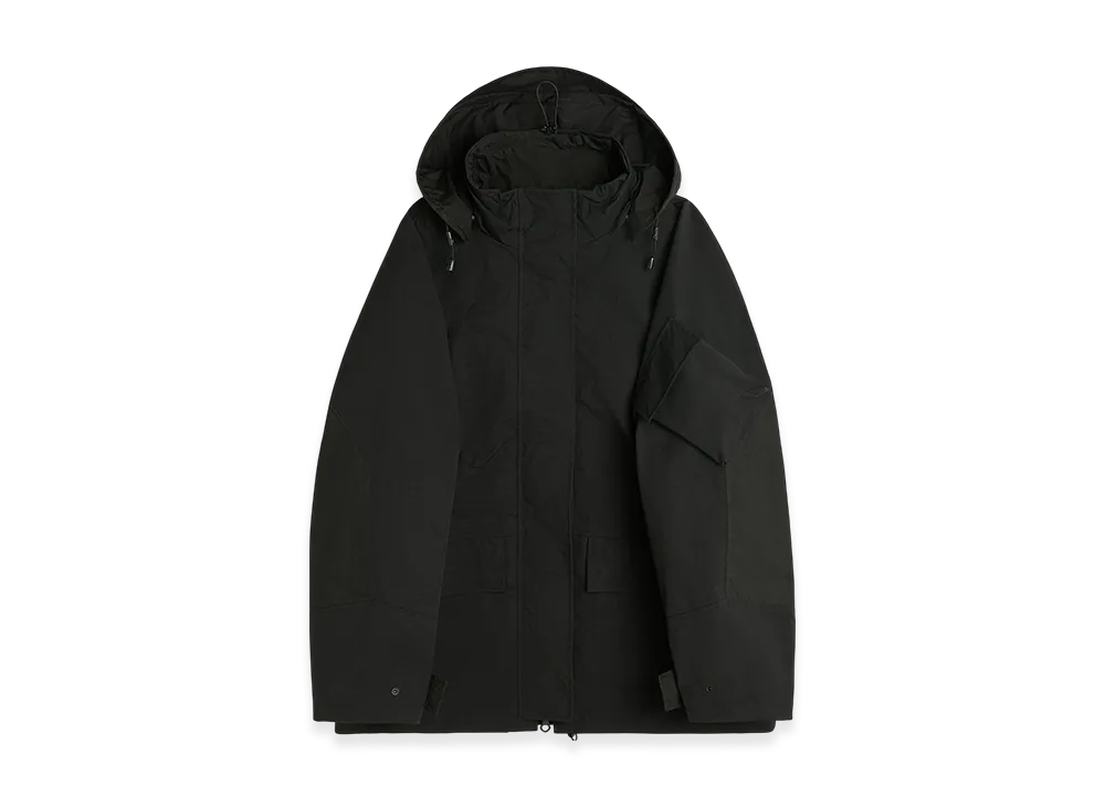 OUR LEGACY Women's Deck Jacket "Static Black Papyrus Poly"