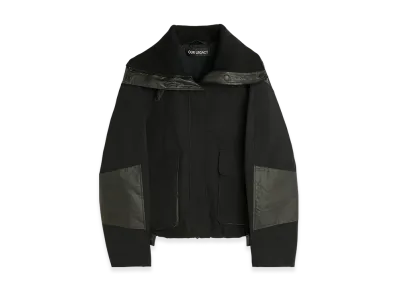 OUR LEGACY Women's Marine Jacket "Static Black Papyrus Poly"
