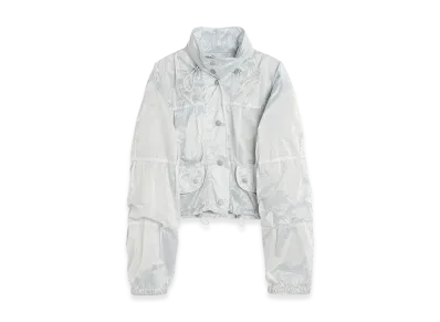 OUR LEGACY Women's Cropped Exhale Puffa "Vapor Cream Parachute Ripstop"