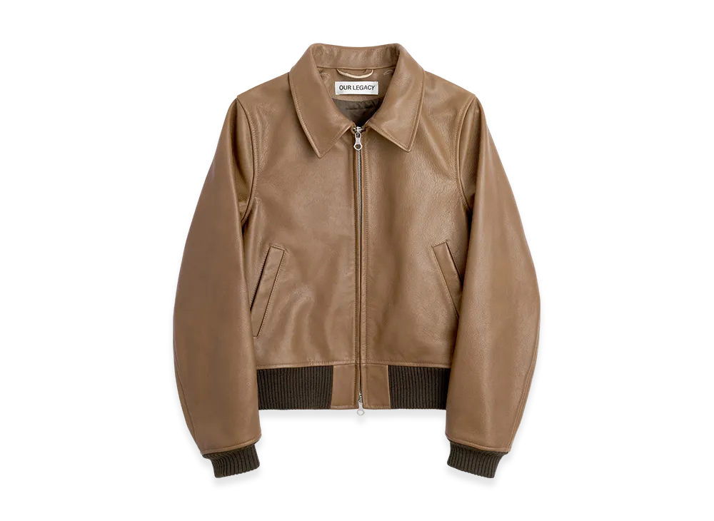 OUR LEGACY Women's Radar Bomber "Smoky Quartz Goat Skin"