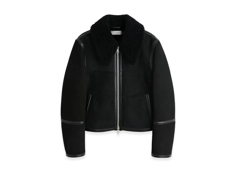 OUR LEGACY Women's Pilot Jacket "Black Shearling"