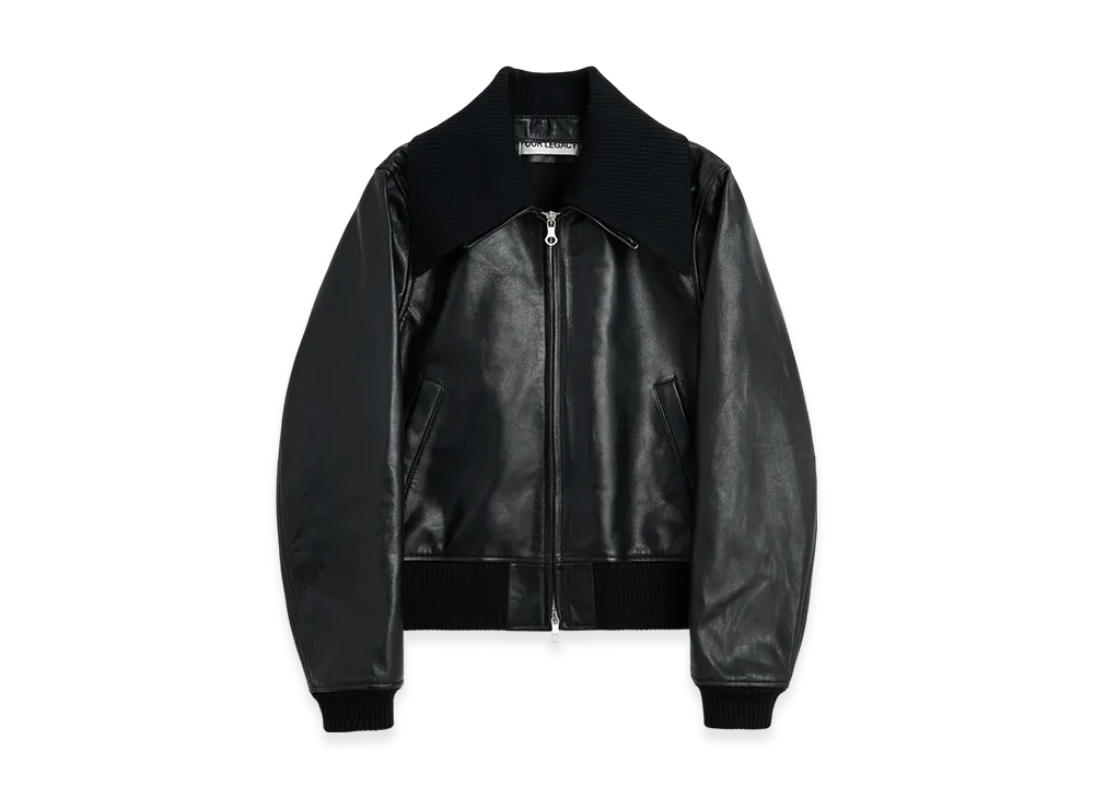 OUR LEGACY Women's Radar Bomber "Malleable Black Bull Hide"