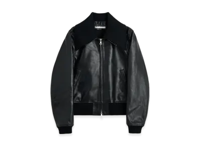 OUR LEGACY Women's Radar Bomber "Malleable Black Bull Hide"