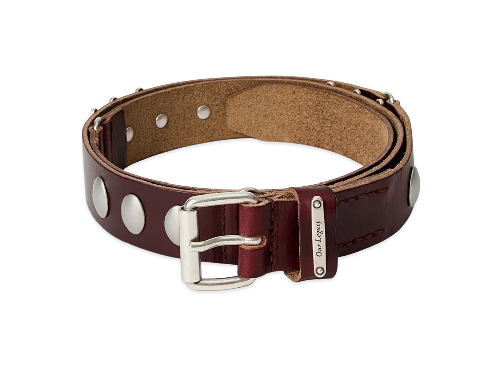 OUR LEGACY Women's Gadget Belt "Burgundy Chromexcel Leather"