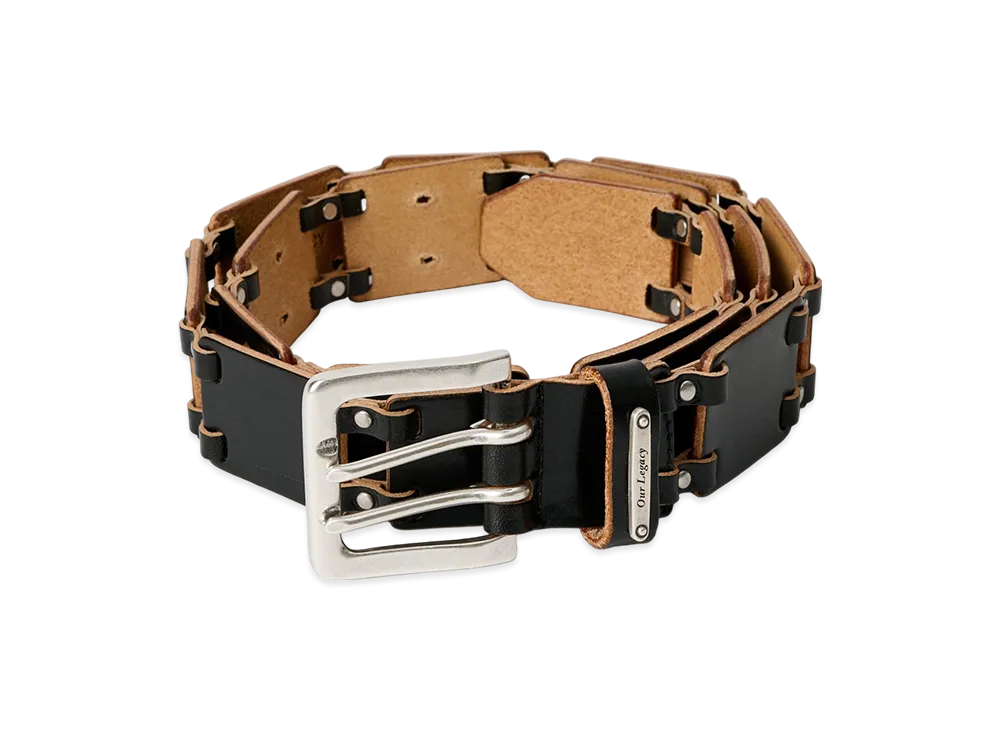 OUR LEGACY Women's Distributed Belt "Black Bridle Leather"