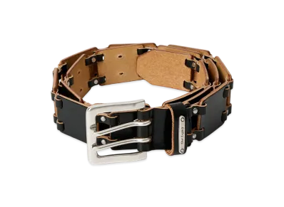 OUR LEGACY Women's Distributed Belt "Black Bridle Leather"