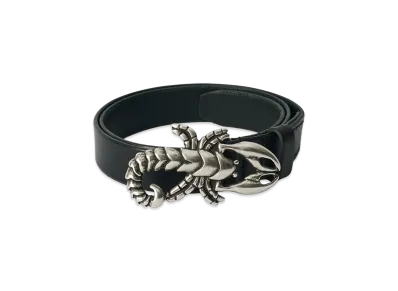 OUR LEGACY Women's Scorpion Belt "Oily Black Leather"
